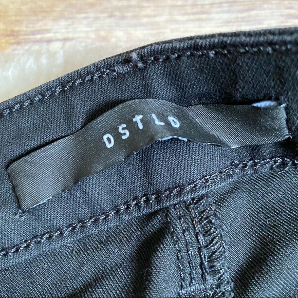 DSTLD Black Skinny Destroyed Jeans - Picture 5 of 11